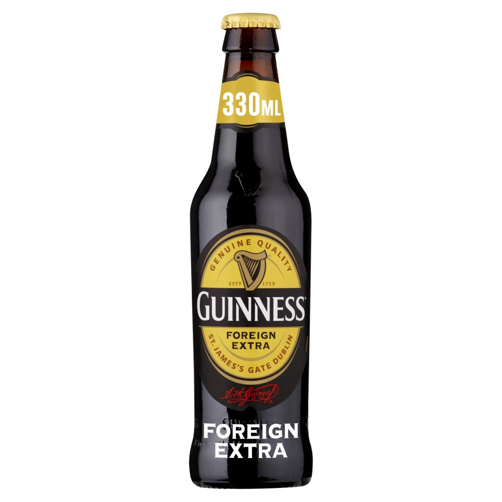 Guinness Foreign Extra Stout Beer 7.5% vol 330ml Bottle 330ml × 24 × 1