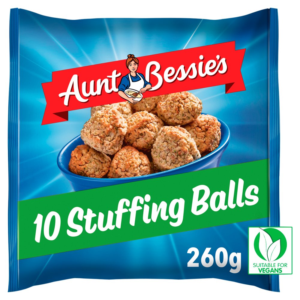Aunt Bessie’s 10 Sage and Onion Stuffing Balls 260g 260g × 1