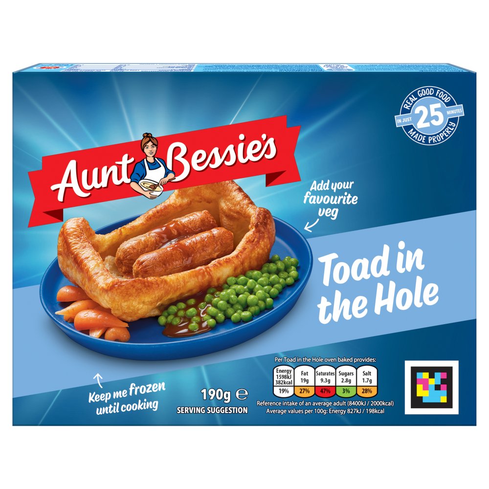 Aunt Bessie's Toad In The Hole Ready Meal 190g 190g × 1
