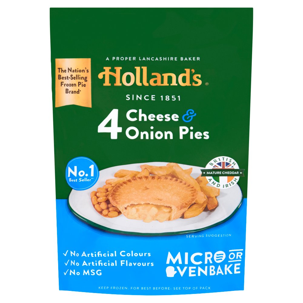 Holland's 4 Cheese & Onion Pies 4s × 1