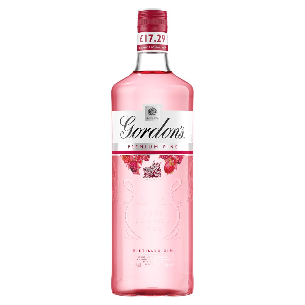 Gordon's Premium Pink Gin 37.5% vol 70cl £17.29 70Cl × 1