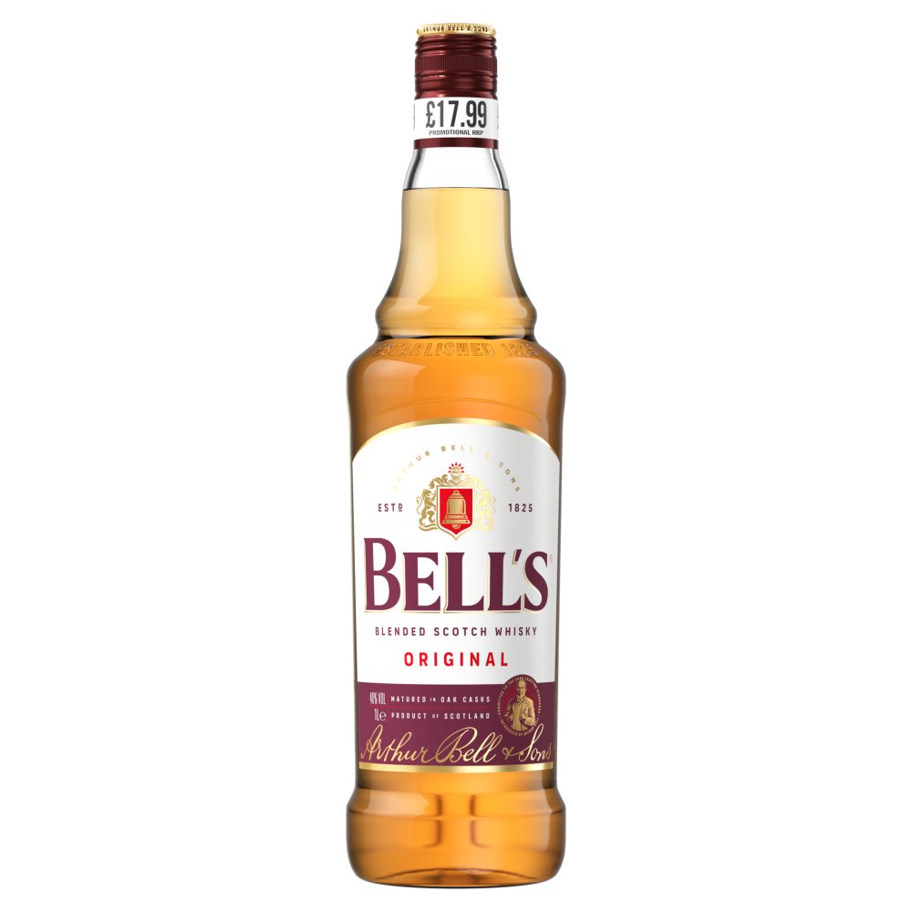 Bell's Original Blended Scotch Whisky 40% vol 70cl Bottle PMP £17.99 70Cl × 6
