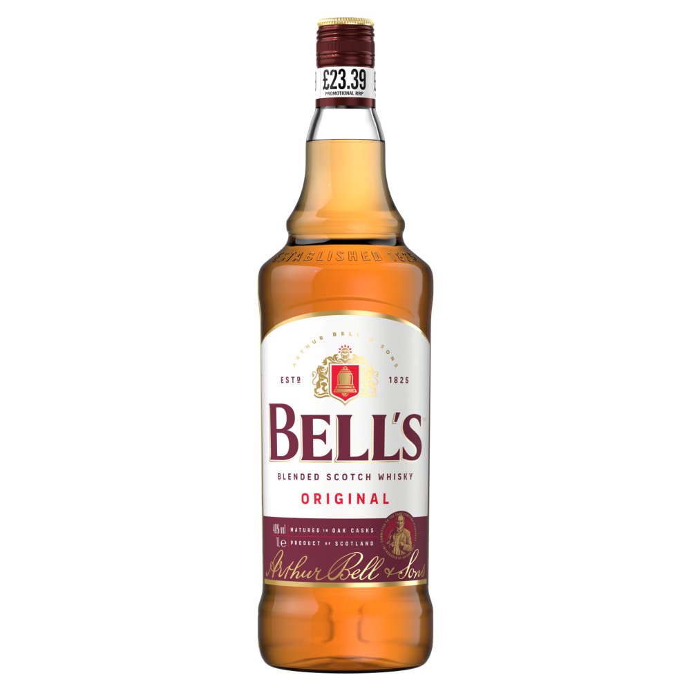 Bell's Original Blended Scotch Whisky 40% vol 1L Bottle PMP £23.39 1Ltr × 1