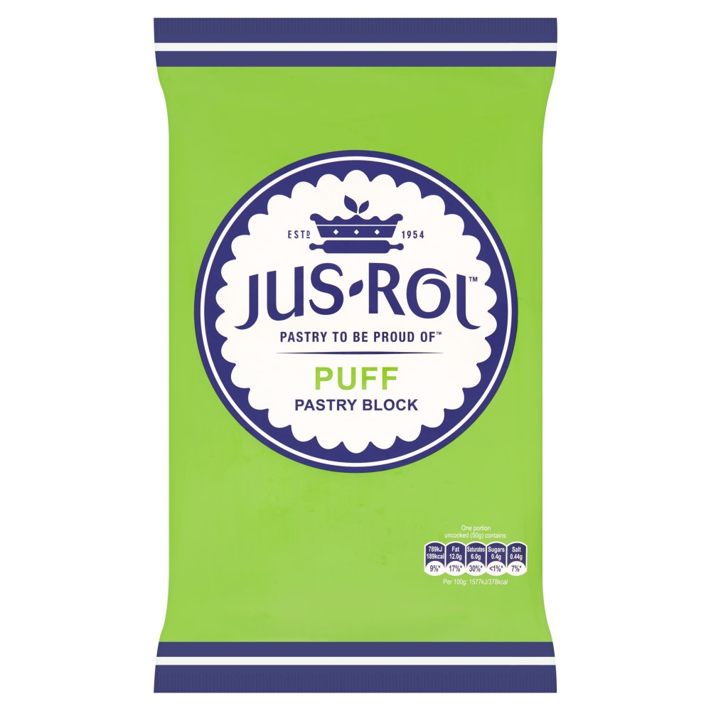 Jus-Rol Puff Pastry Block 1.5kg 1.5Kg × 4