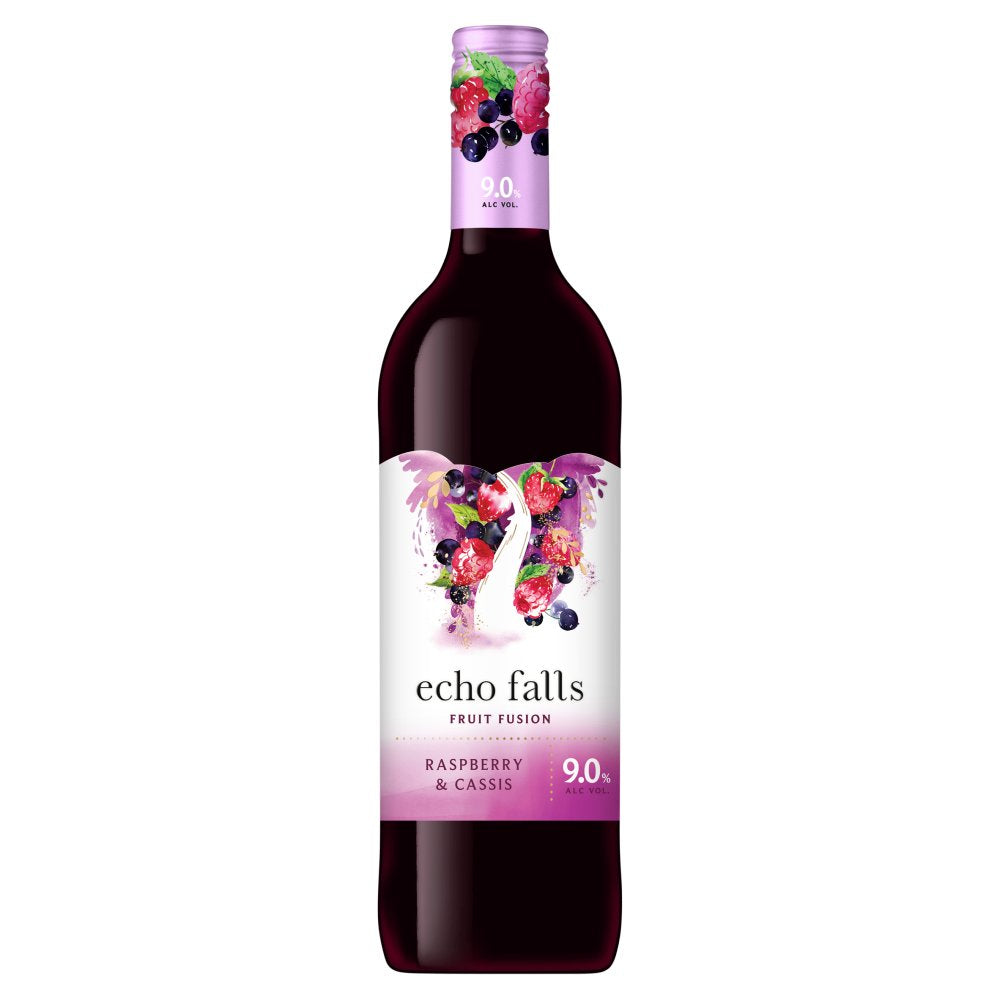 Echo Falls Raspberry & Cassis Fruit Fusion 75cl 75Cl × 6