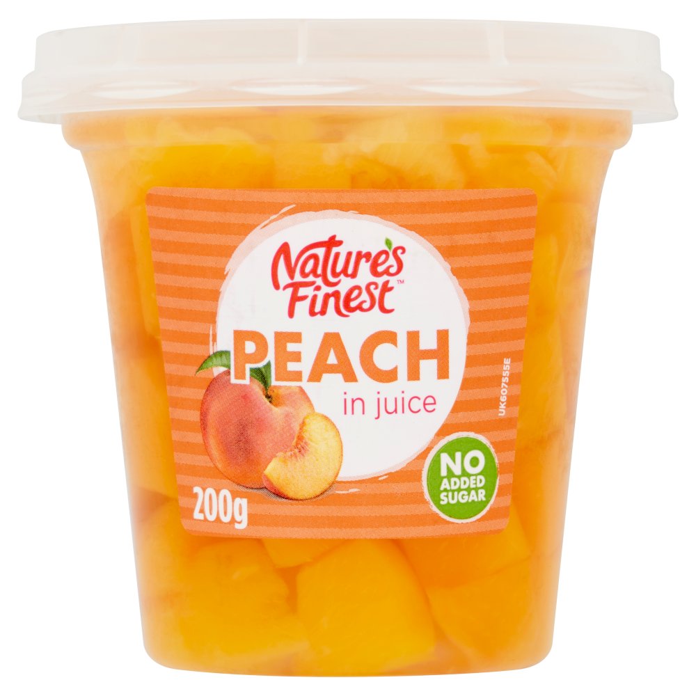 Nature's Finest Peach in Juice 200g 200g × 1