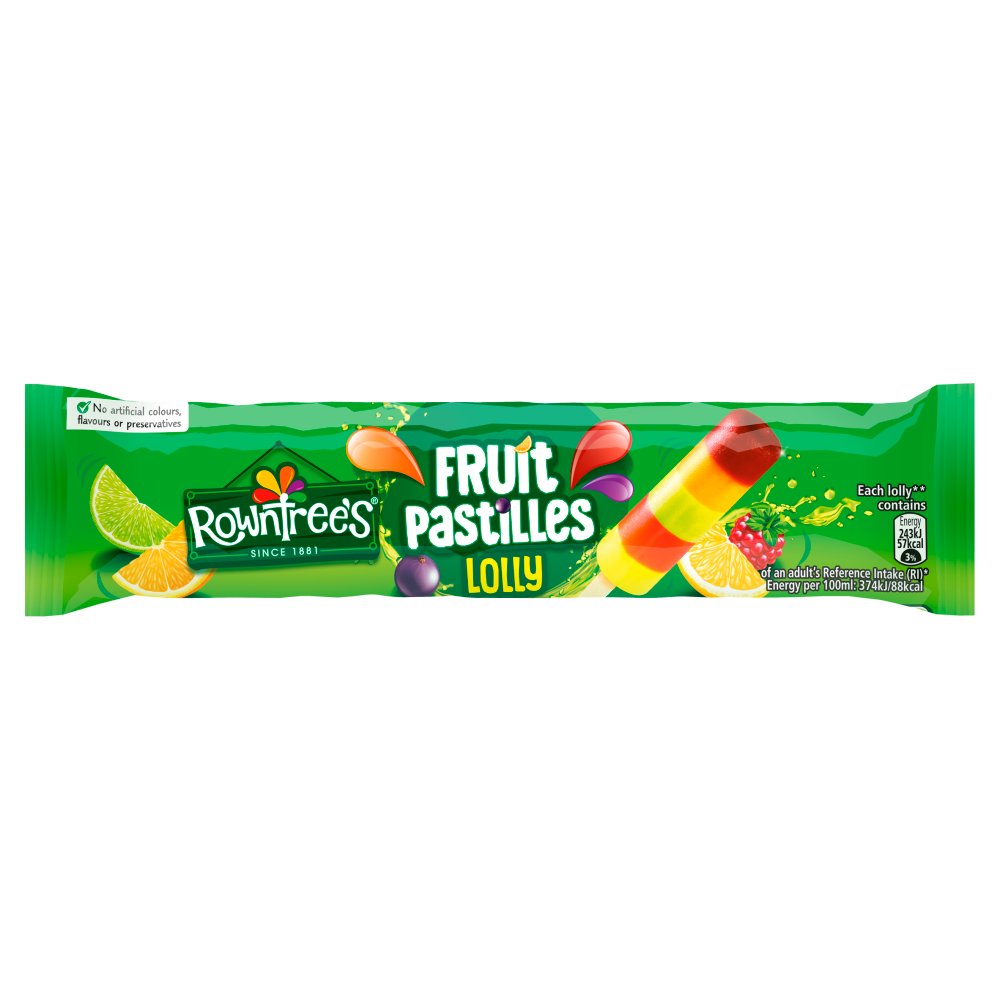 Rowntree's Fruit Pastilles Ice Lollies 65ml 65ml × 32 × 1