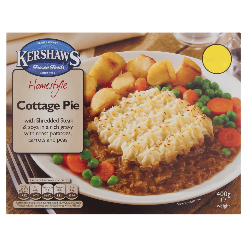 Kershaws Homestyle Cottage Pie 400g 400g × 1