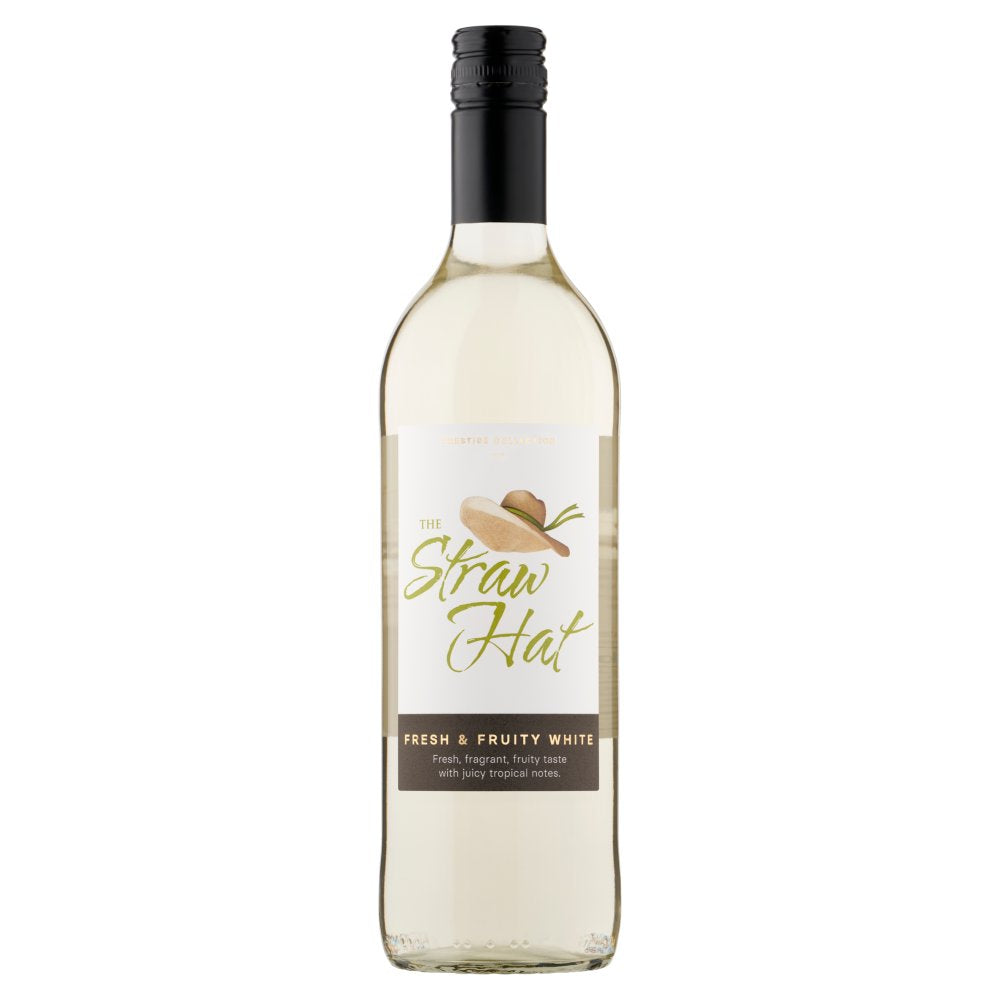 The Straw Hat Fresh & Fruity White 75cl 75Cl × 6 × 1