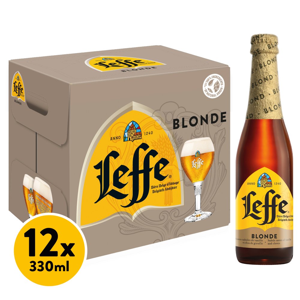 Leffe Blonde 12 x 330ml 330ml × 12 × 1