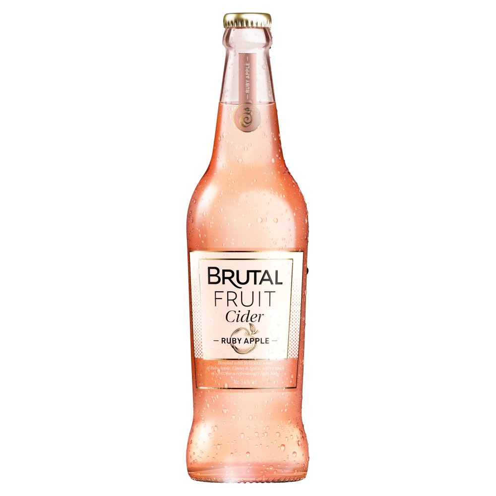 Brutal Fruit Cider, Ruby Apple. 500ml × 12 × 1
