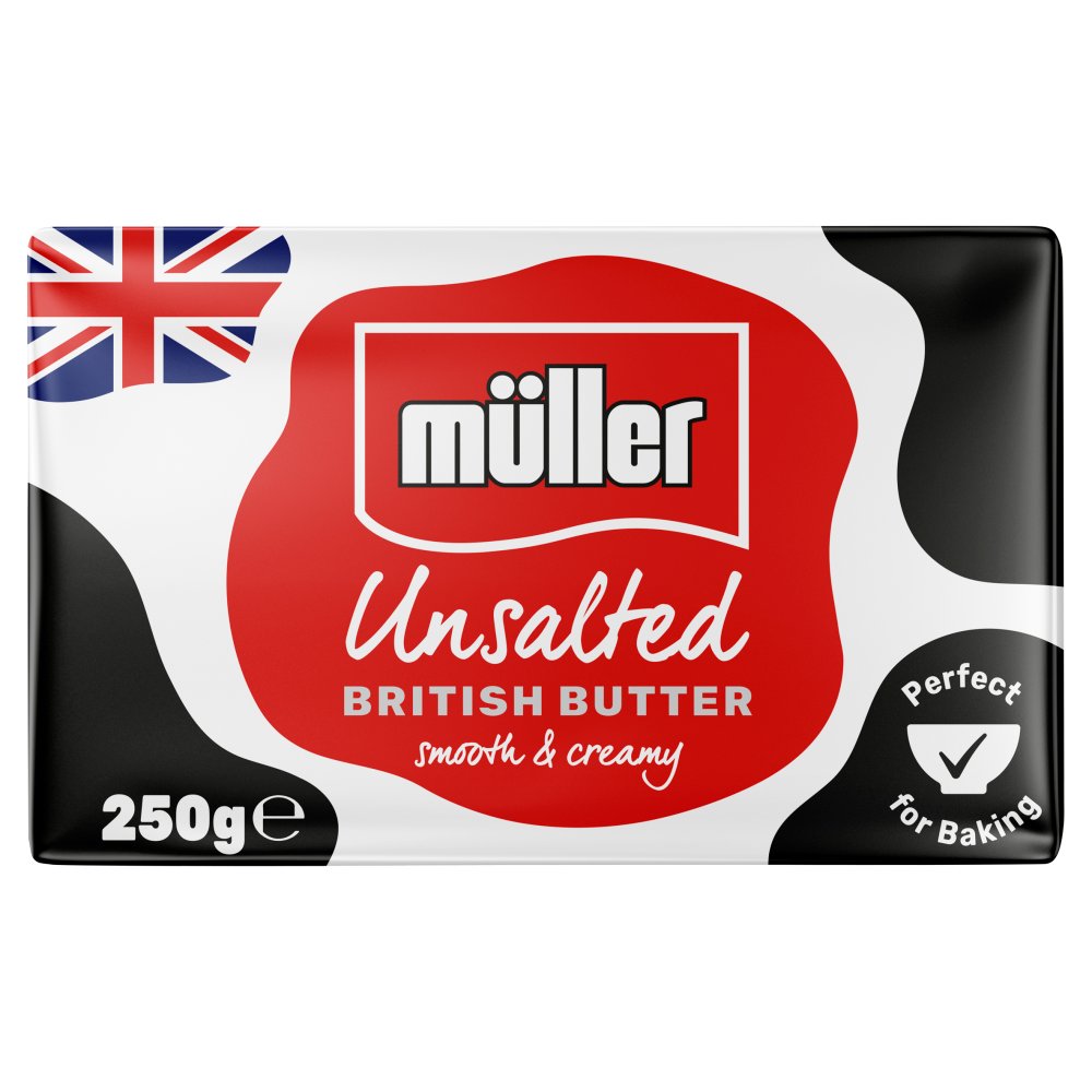 Müller Unsalted British Butter 250g 250g × 20