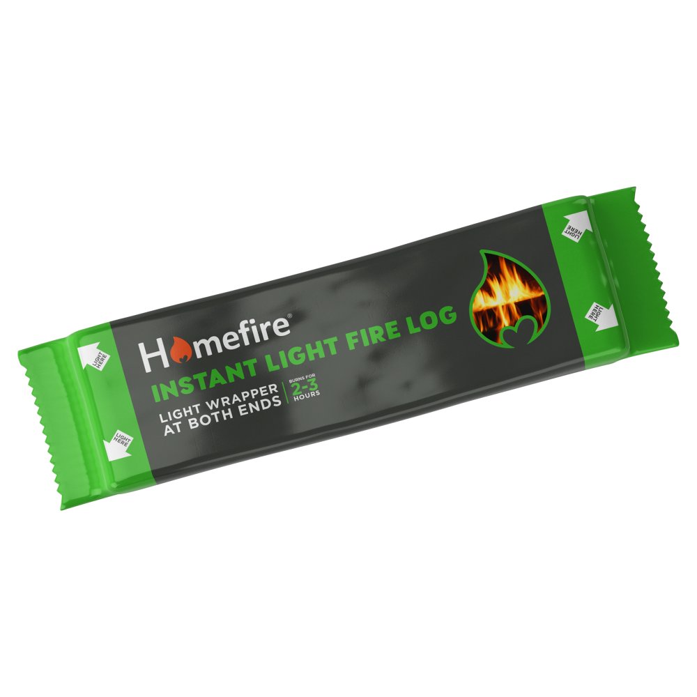Homefire Instant Light Fire Logs Sgl × 10