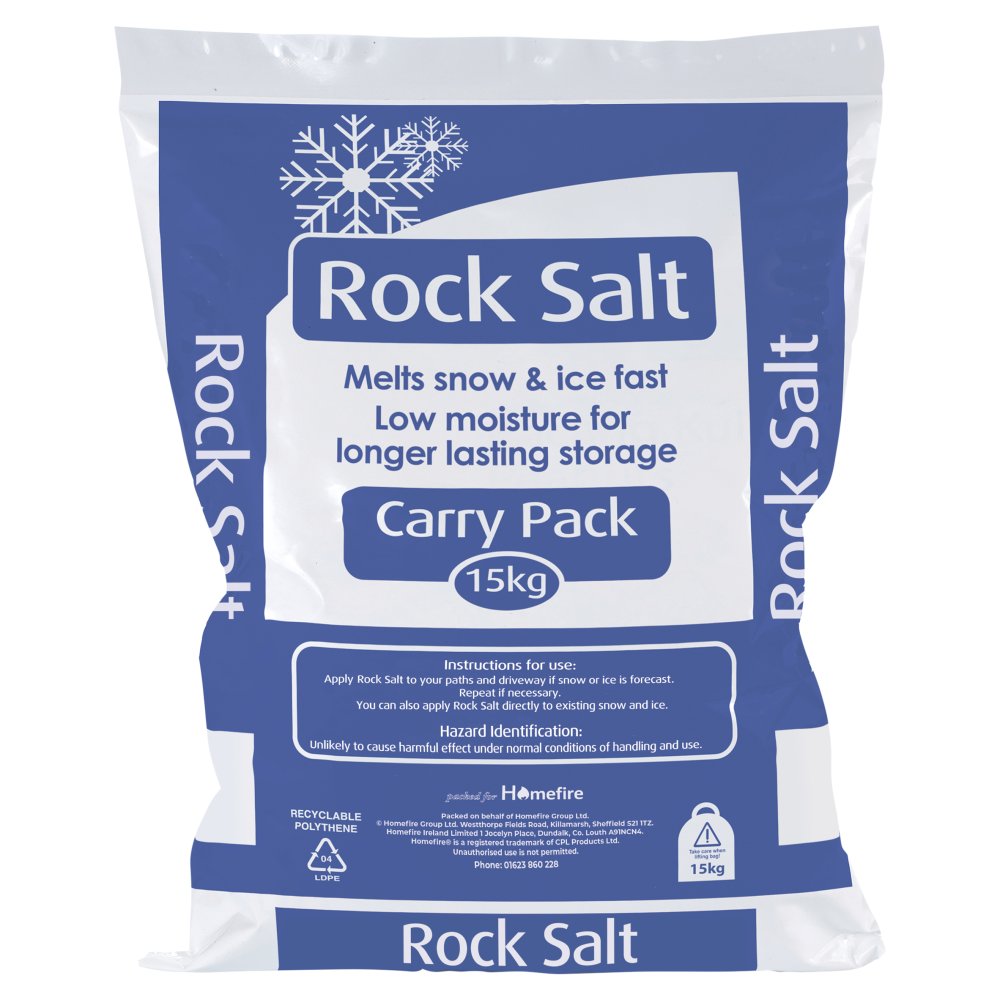 Homefire Rock Salt Carry Pack 15kg Large × 1