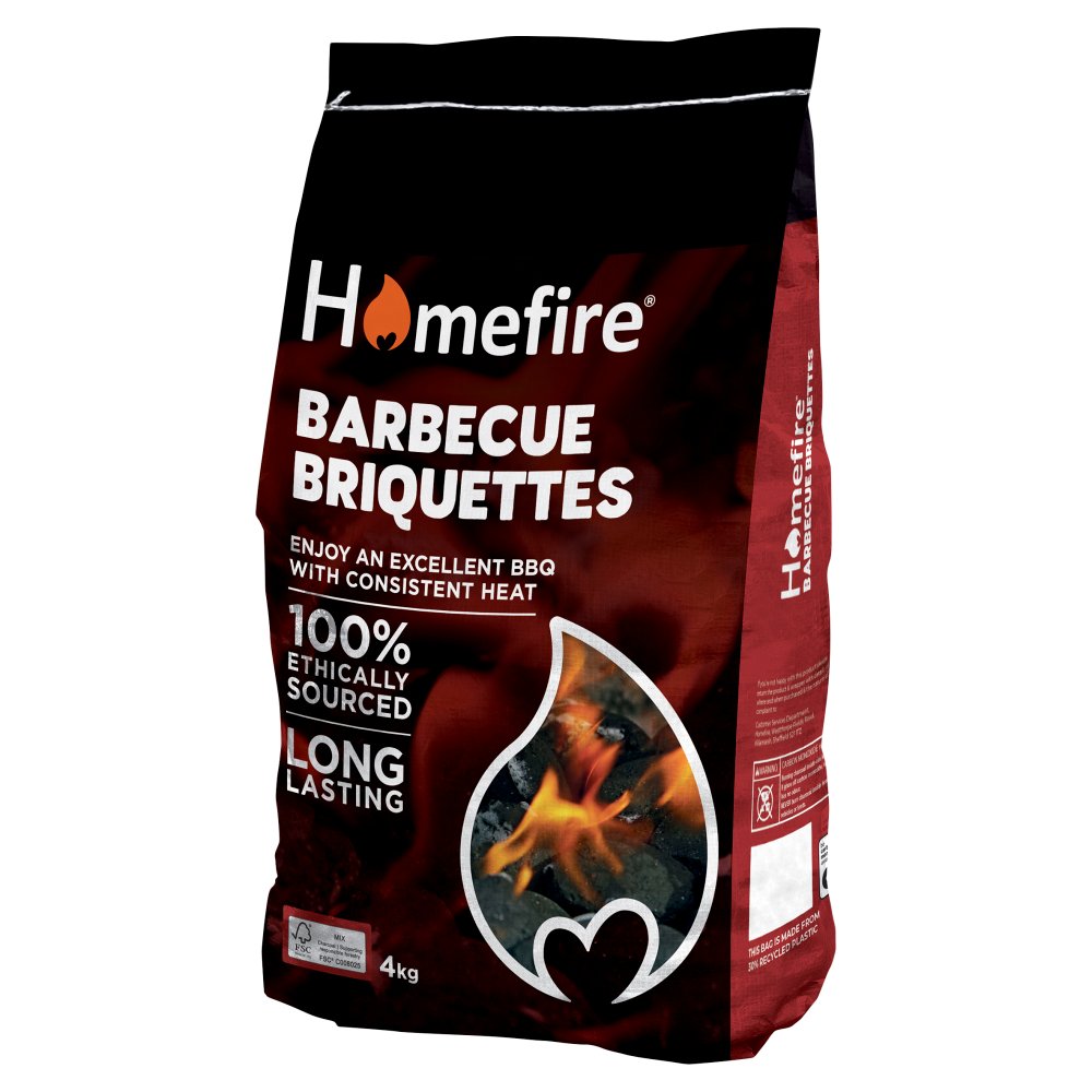Homefire Barbecue Briquettes 4kg 4Kg × 1
