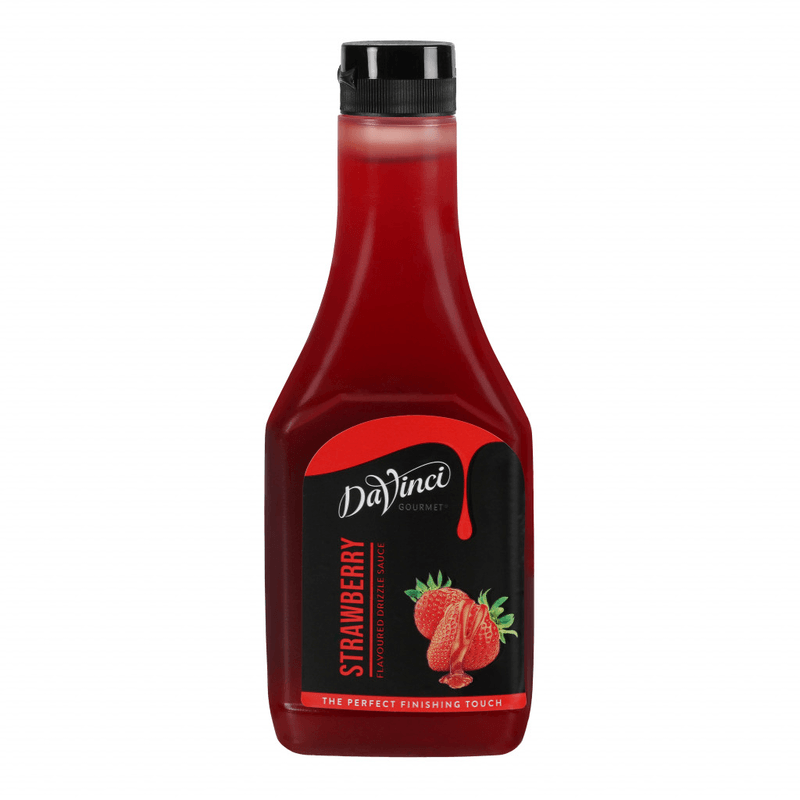 Da Vinci Strawberry Drizzle 1x500ml . Packed 12 units to a case.
Unit Weight: 6.55 Kilos.