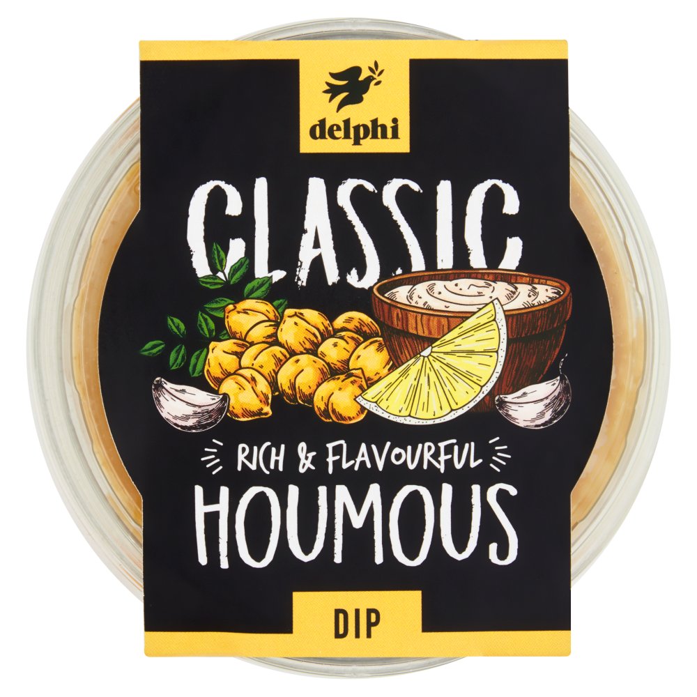 Delphi Classic Rich & Flavourful Houmous Dip 170g 170g × 1