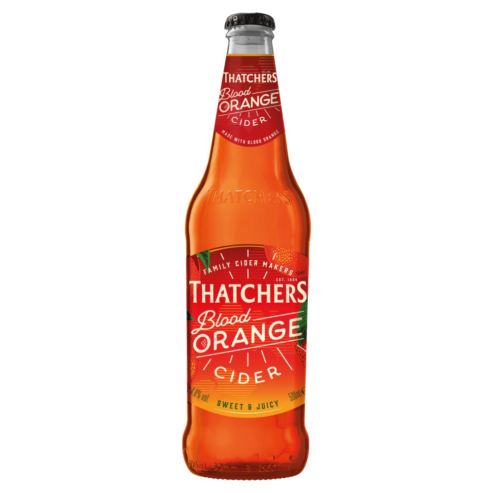 Thatchers Blood Orange Cider 500ml 500ml Nrb × 6 × 1