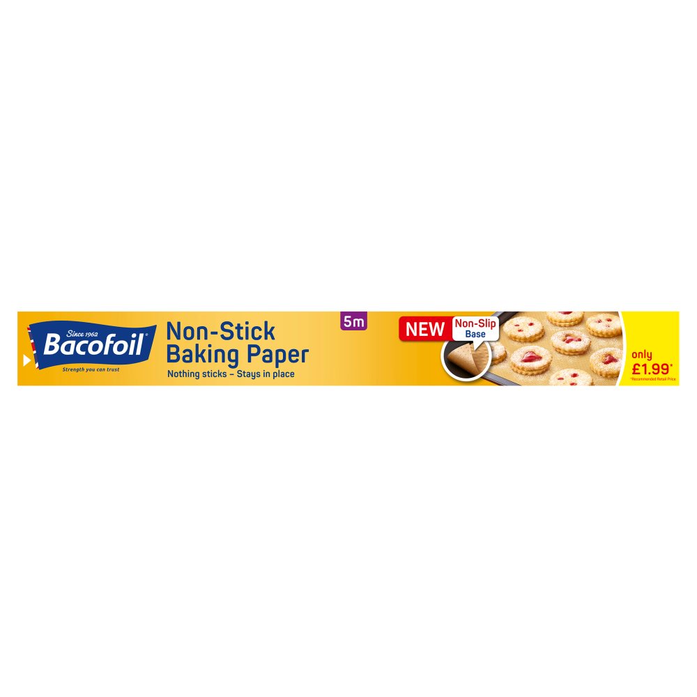 Bacofoil Non-Stick Baking Paper 38cm x 5m 380Mmx5M × 6 × 1