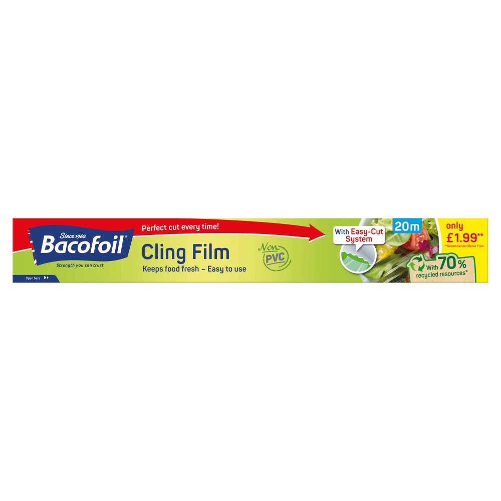 Bacofoil Cling Film 20m x 32.5cm 325Mmx20M × 6 × 6