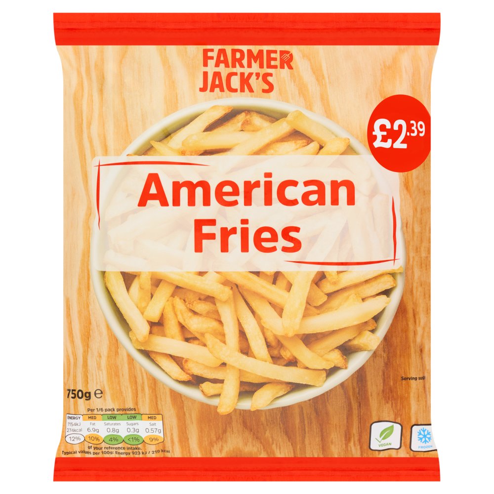 Farmer Jack's American Fries 750g 750g × 1