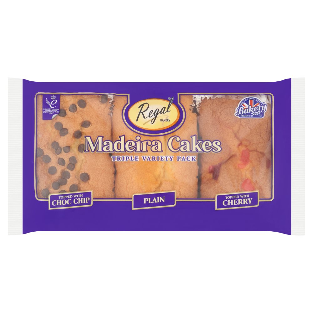 Regal Bakery Madeira Cakes Triple Variety Pack 3pk × 8