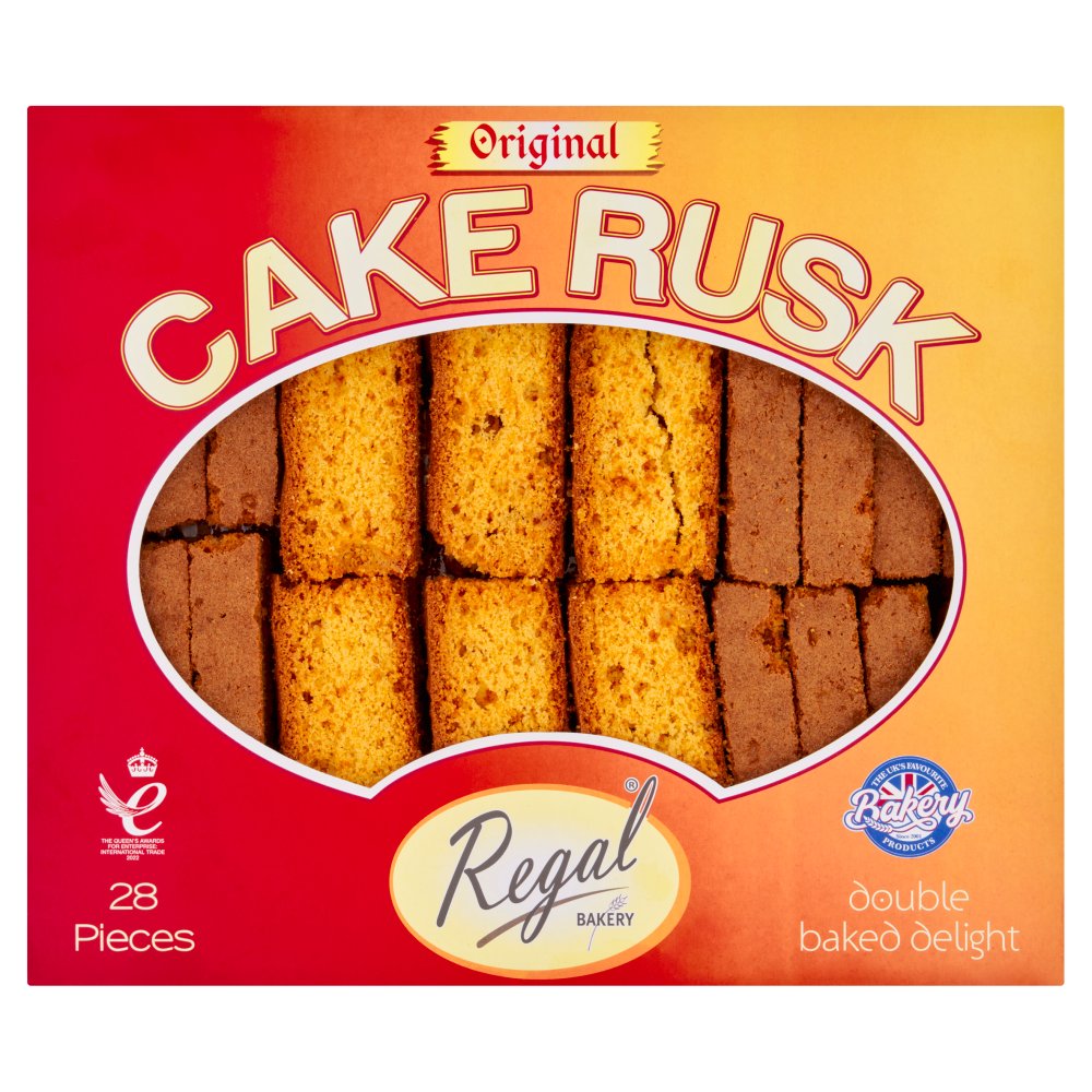 Regal Bakery 28 Original Cake Rusk 570g 28pk × 9