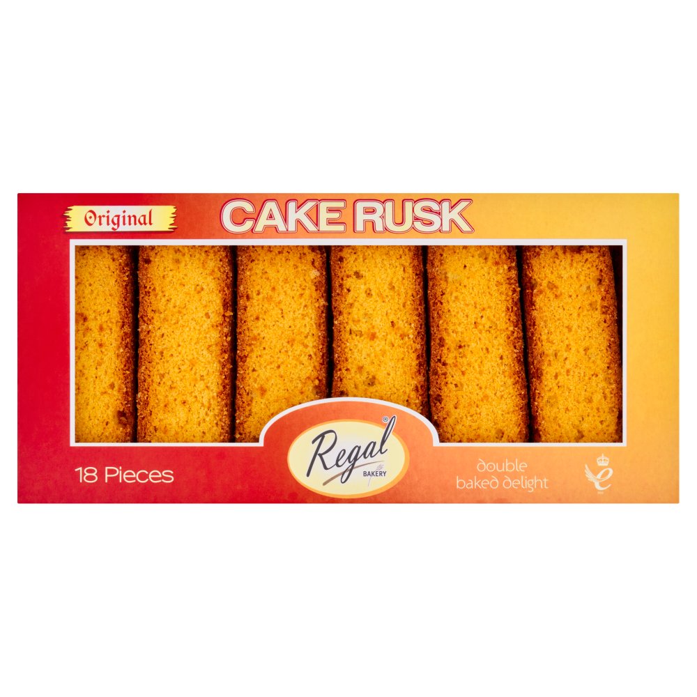 Regal Bakery 18 Original Cake Rusk 290g 18pk × 8
