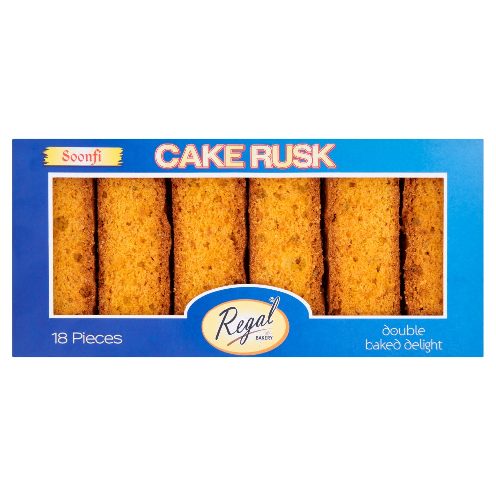 Regal Bakery 18 Soonfi Cake Rusk 370g 18pk × 1
