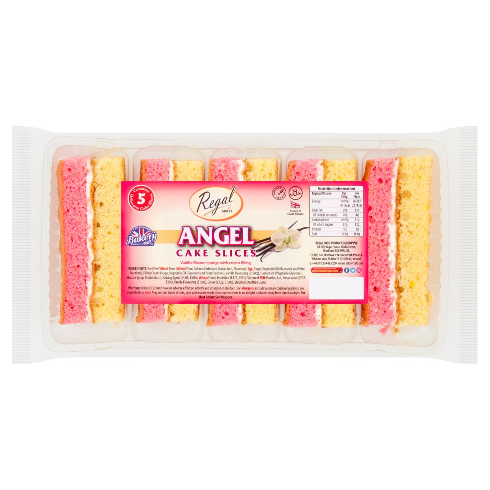 Regal BAKERY 5 Angel Cake Slices 5pk × 1