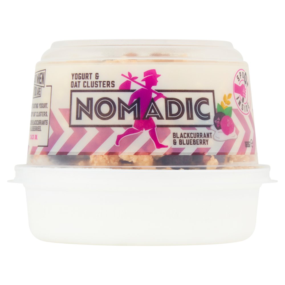 Nomadic Yogurt & Oat Clusters Blackcurrant & Blueberry 169g 169g × 1