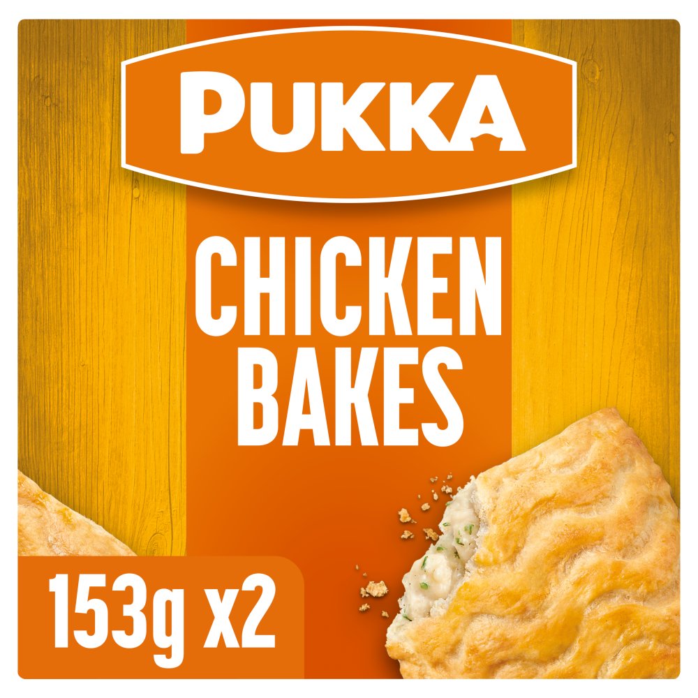 PUKKA 2 Chicken Bakes 306g 2pk × 1