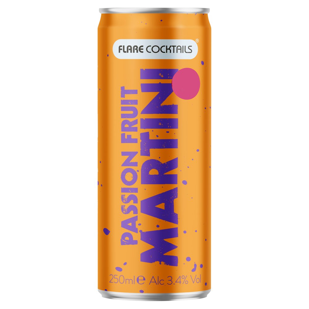 Flare Cocktails Passion Fruit Martini 250ml 250ml × 12 × 1