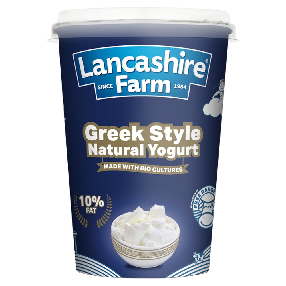 Lancashire Farm Greek Style Natural Yogurt 450g × 1