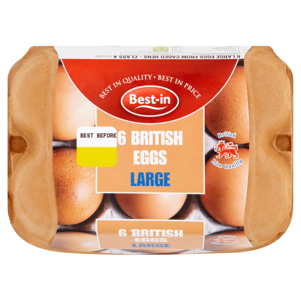 Best-in 6 British Eggs Large 6s × 16