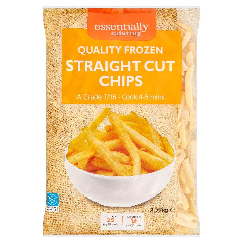 Essentially Catering Straight Cut Chips 2.27kg 2.27Kg × 1