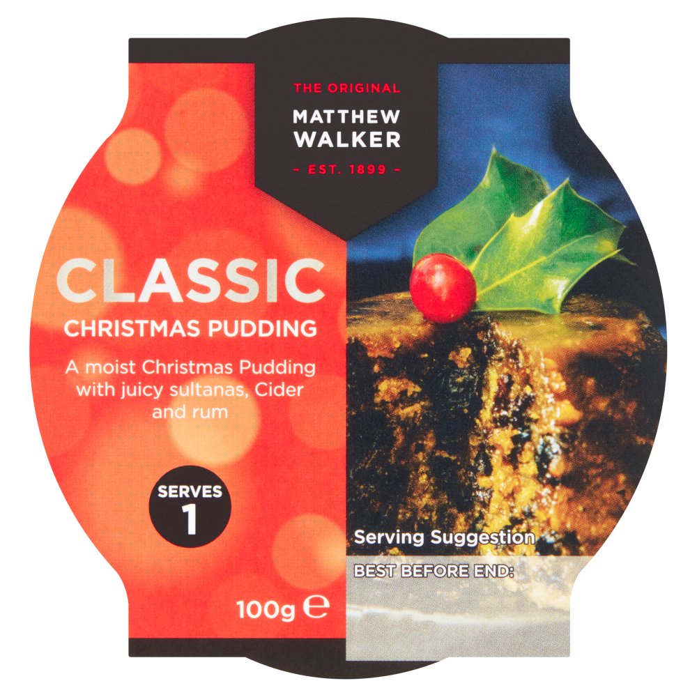 Matthew Walker The Original Classic Christmas Pudding 100g 100g × 1