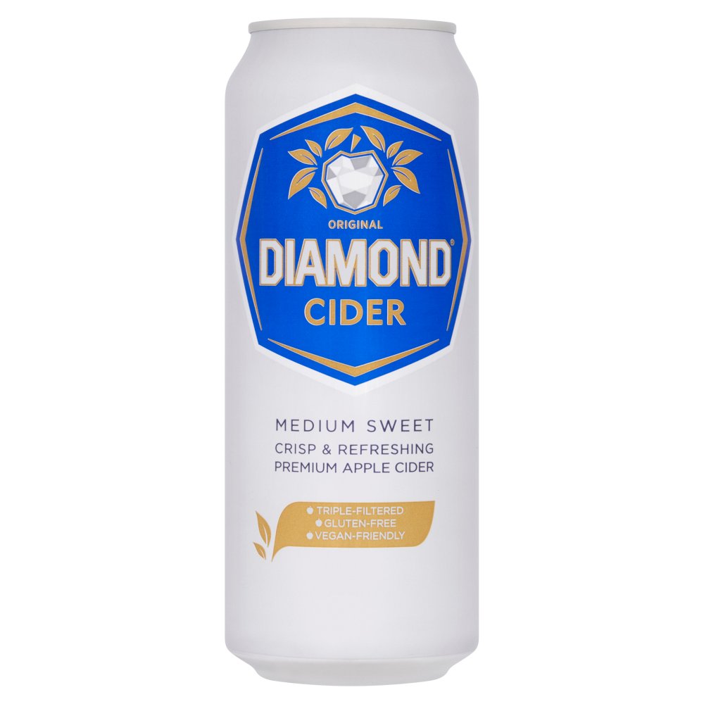 Diamond Original Cider 500ml 500ml Can × 24 × 1