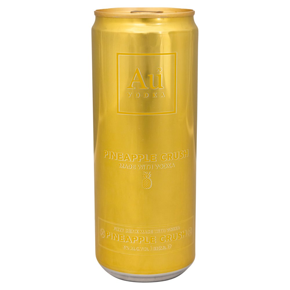 Au Vodka Pineapple Crush 330ml 330ml × 12 × 1