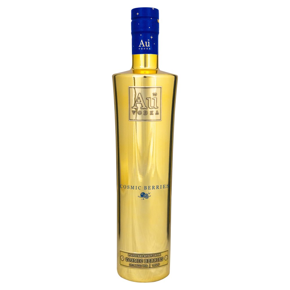 Au Vodka Cosmic Berries Flavoured Spirit Drink 70cl 70Cl × 6