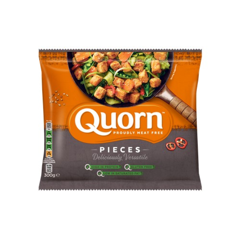 Quorn Pieces UNIT Gluten Free 6x300g . Packed 2 units to a case.
Unit Weight: 1.80 Kilos.