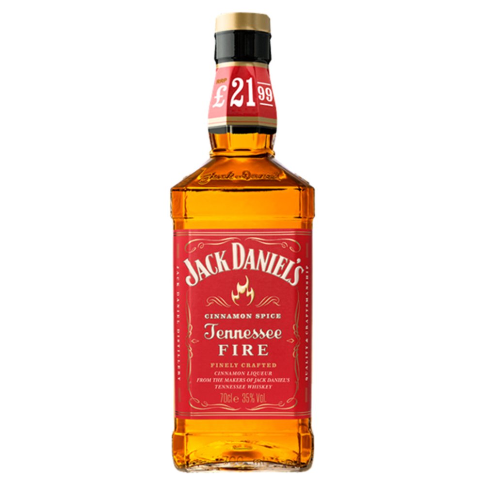 Jack Daniel's Tennessee Fire 700mL £21.99 Price Marked Pack 70Cl × 6