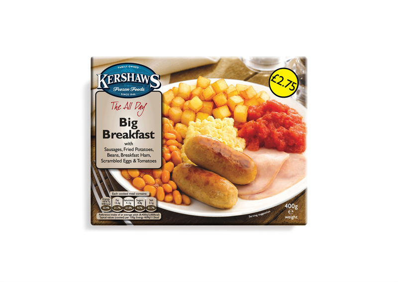 Kershaws Allday Breakfast UNIT 6x400g . Packed 2 units to a case.Unit Weight: 2.51 Kilos.