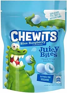 Chewits Blue Raspberry Juicy Bites 10x115g