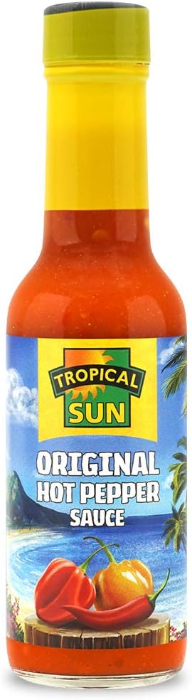 Tropical Sun West Indian Hot Pepper Sauce 6x150ml