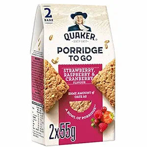 Quaker Square Strawberry Raspberry &cranberry p 12x55g