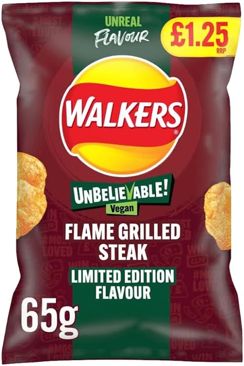 Walkers Vegan Flamed Grilled Steak 15x65g