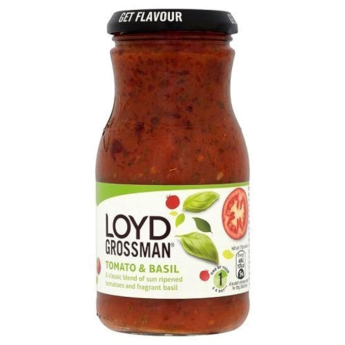 Loyd Grossman Pasta Sauce Tomato & Basil 6x350g