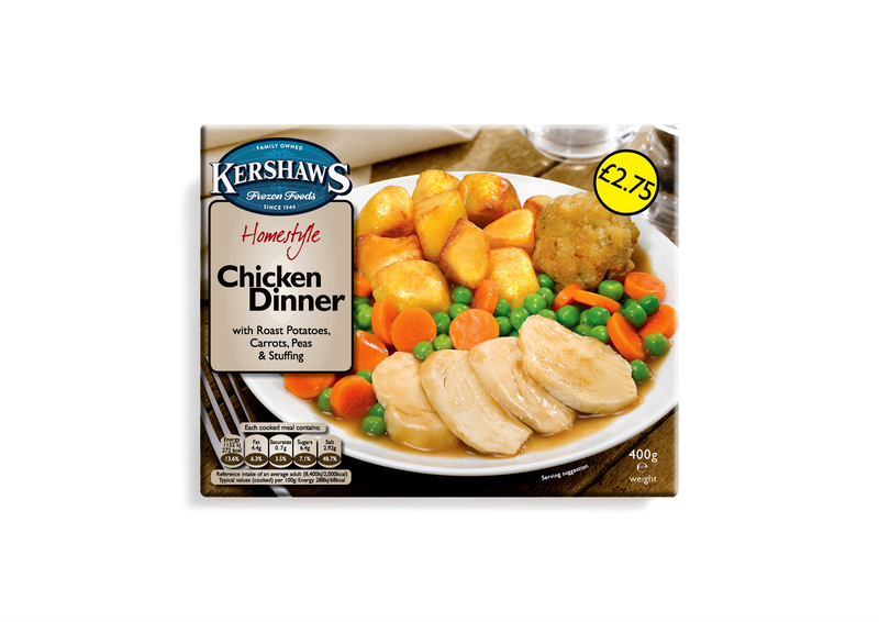 Kershaws Chicken Dinner CASE 12x400g