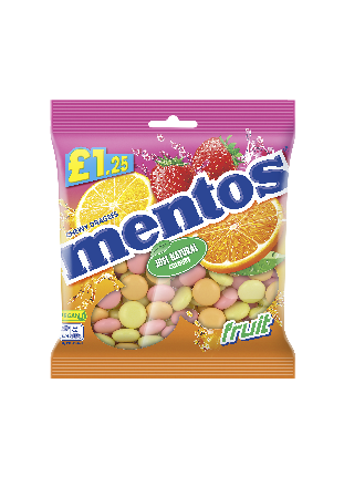 Mentos Fruit Bag 12x135g